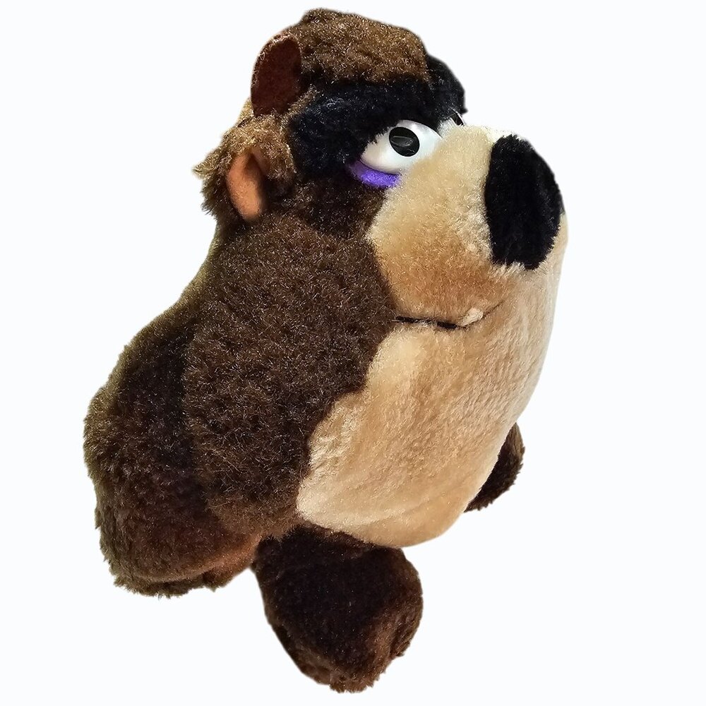Vintage Tasmanian Devil Plush 1993 Warner Bros 24 K Company "Taz" 7 Inch - Picture 5 of 13